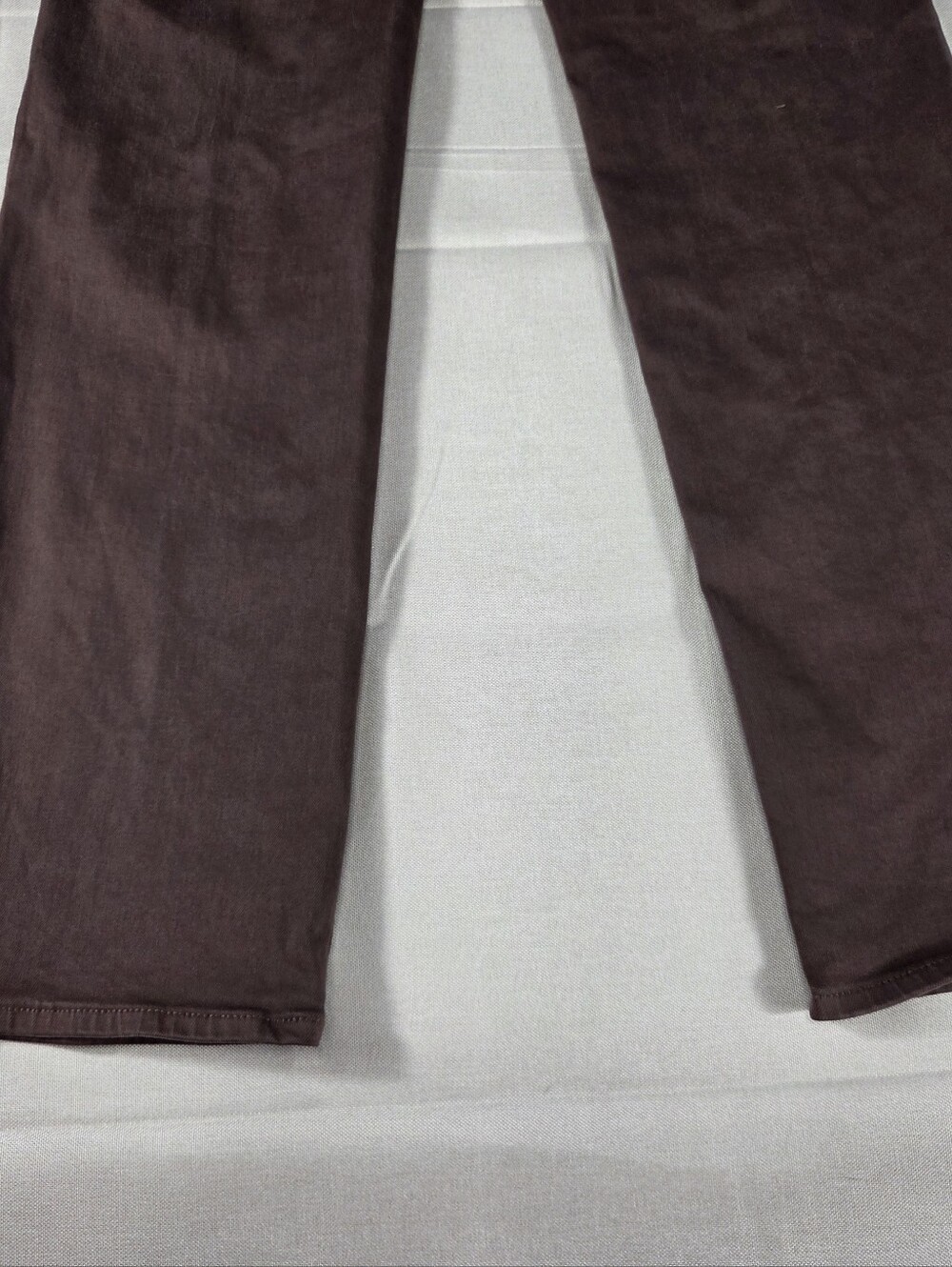 NYDJ Marilyn Straight Brown Pants Sz 2 - Picture 4 of 9